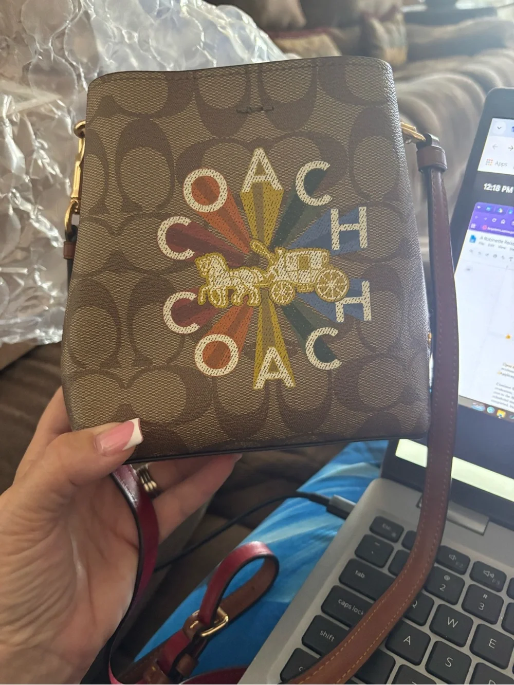 Coach signature canvas